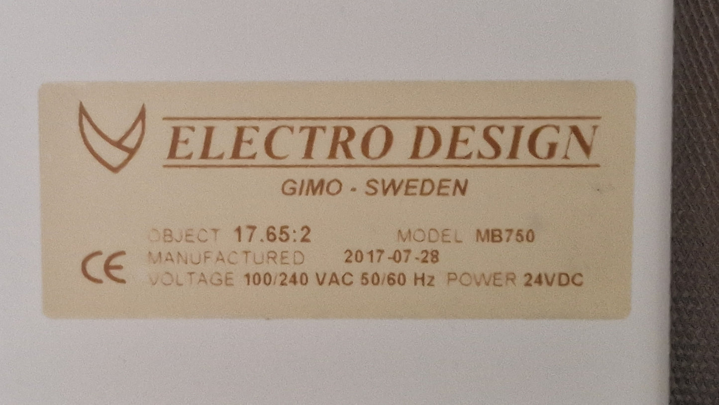 Electro Design MB750, vintage 2017