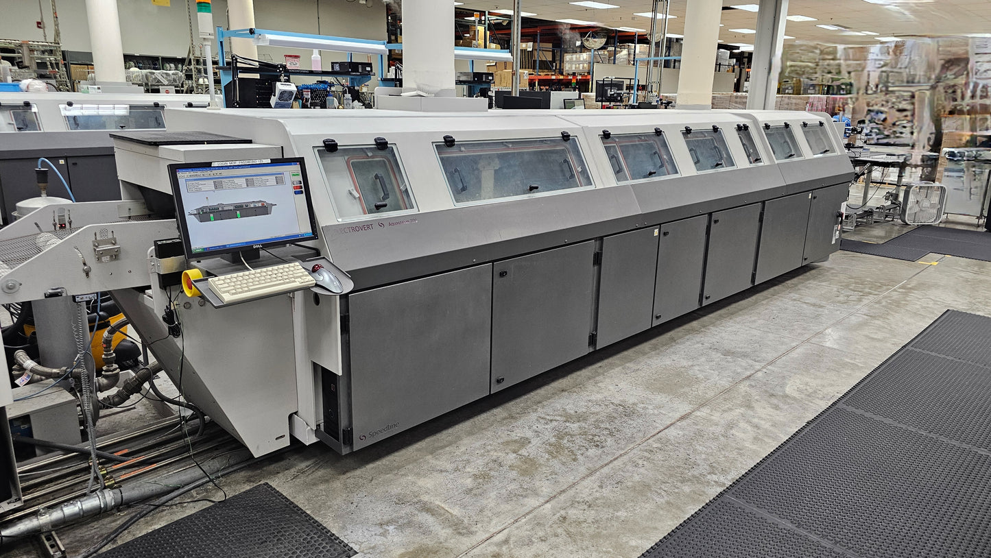 SpeedLine AquaStorm 200C, in line PCB washing, vintage 2011