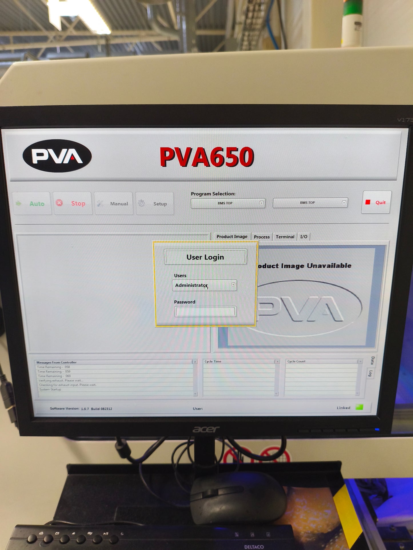 PVA PVA650, vintage 2012, conformal coating machine