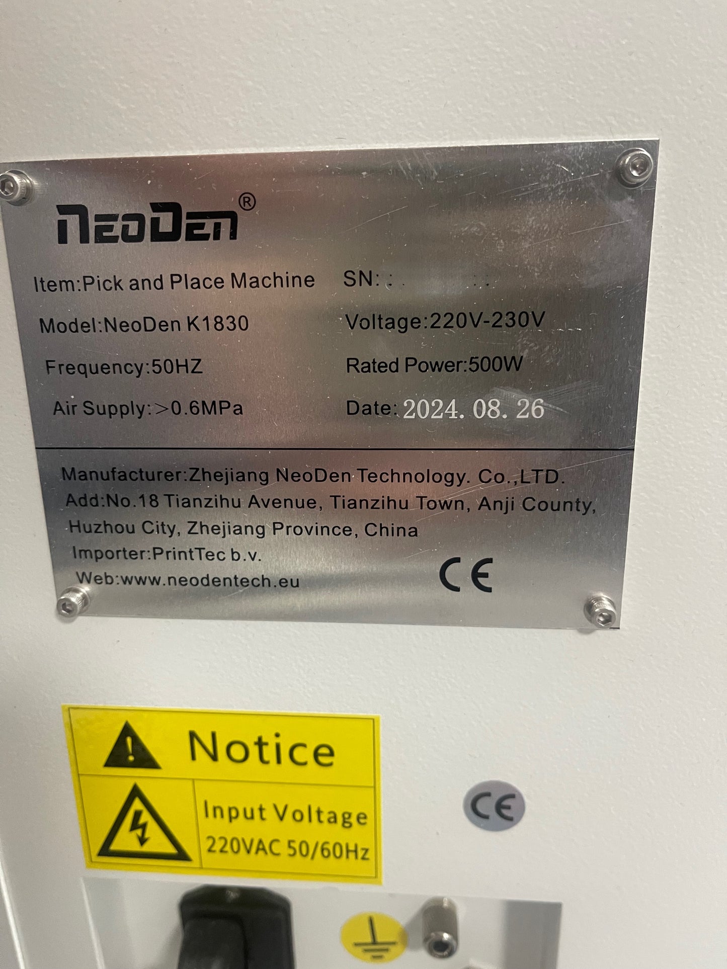 Neoden K1830, vintage 2024