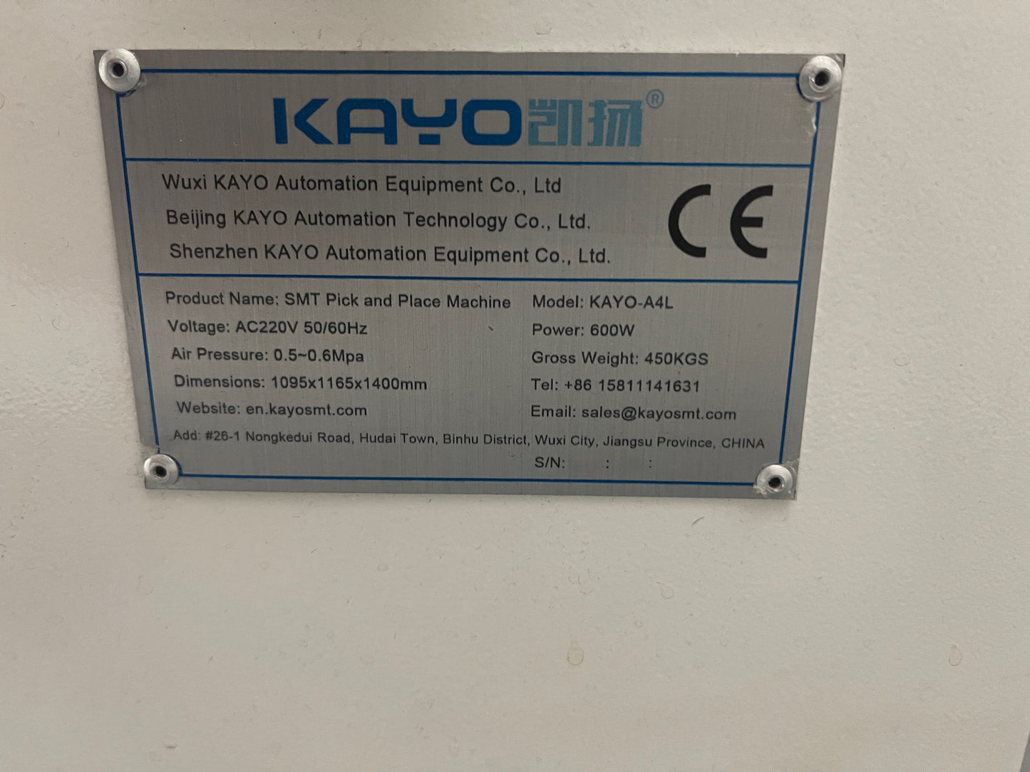 Kayo 4L, vintage 2020
