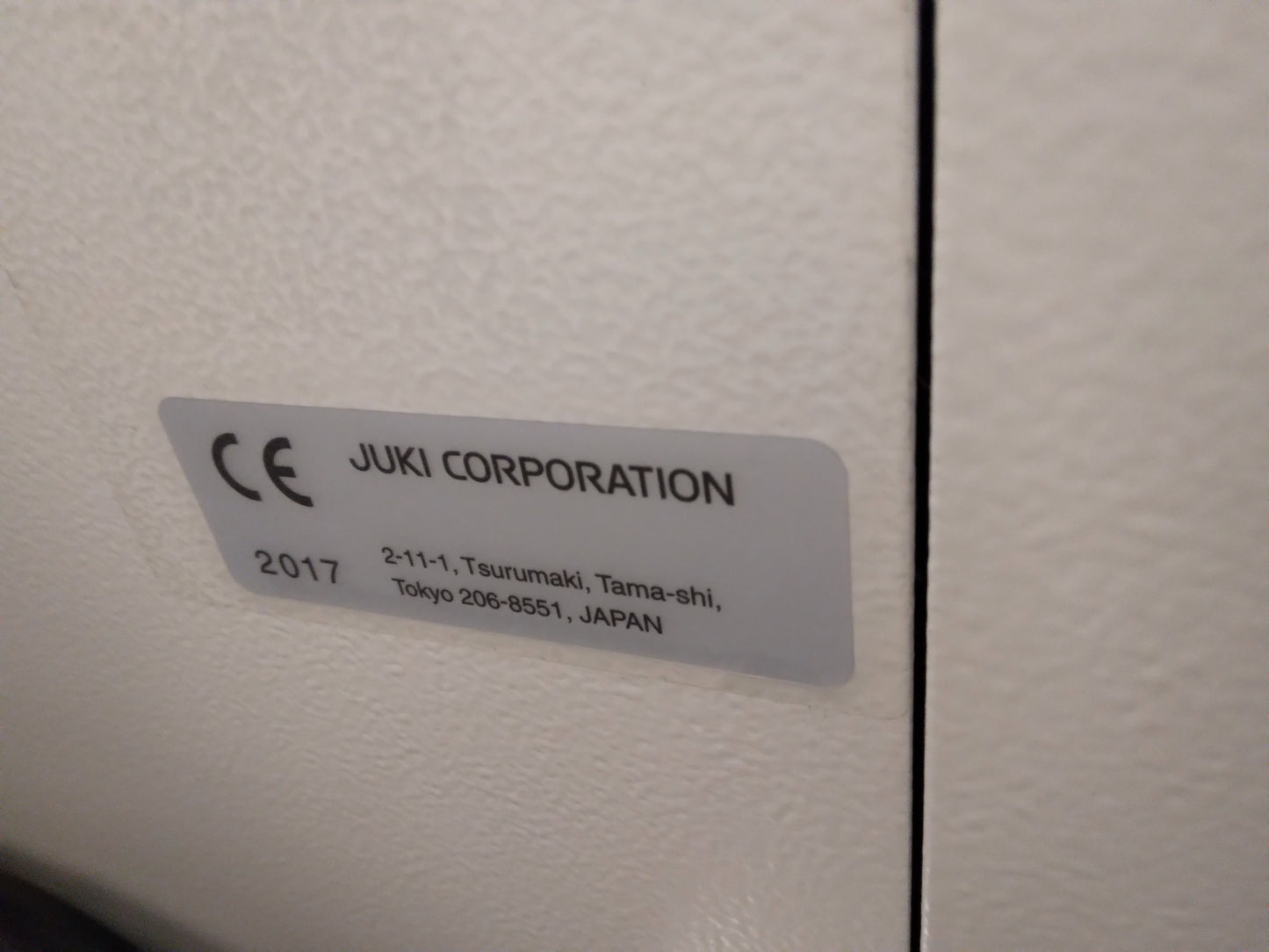 JUKI KE3010VAL, P&P machine, vintage 2017