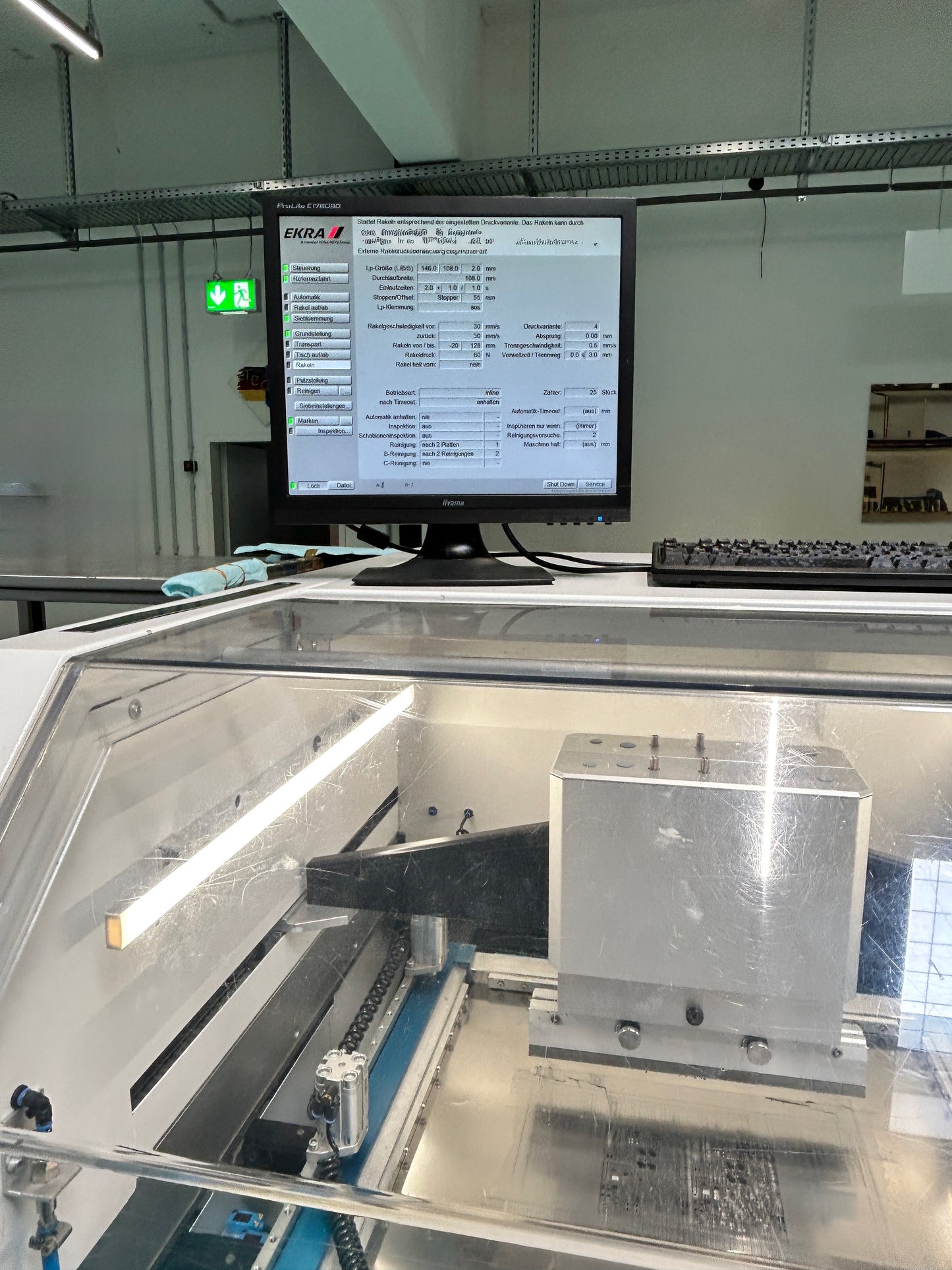 EKRA E4, vintage 2000, stencil printer