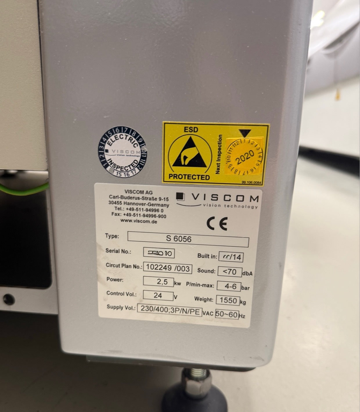 Viscom S6056 MID, AOI, vintage 2014