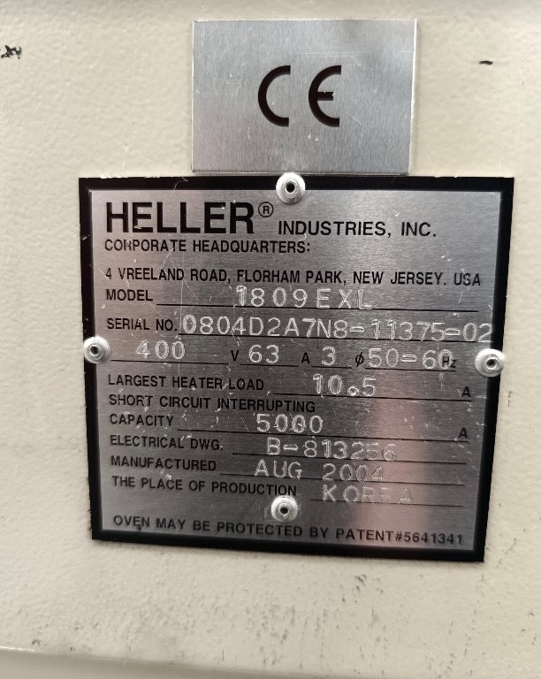 Heller 1809EXL, cosecha 2004