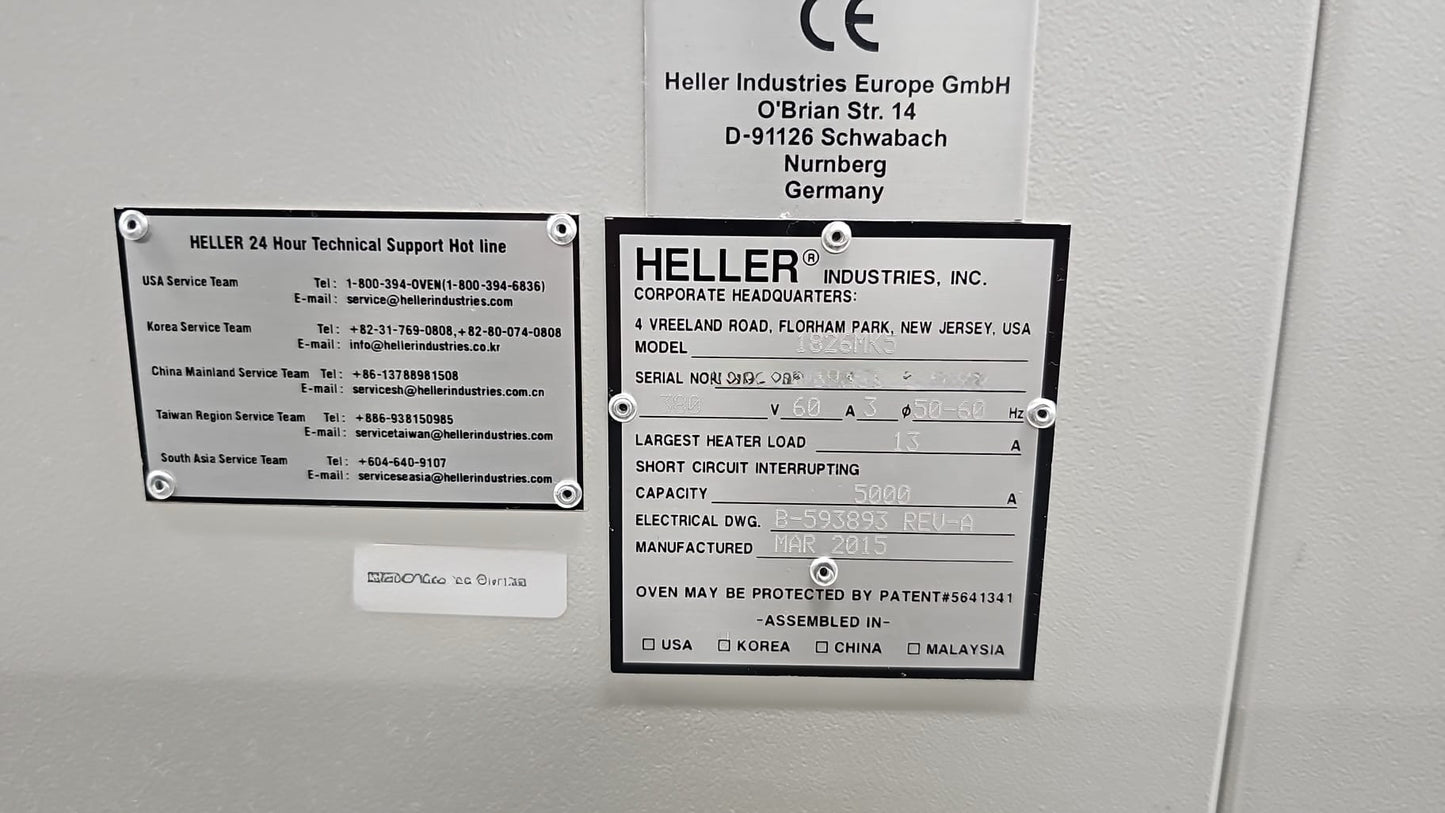 Heller 1826MK5, reflow, vintage 2015