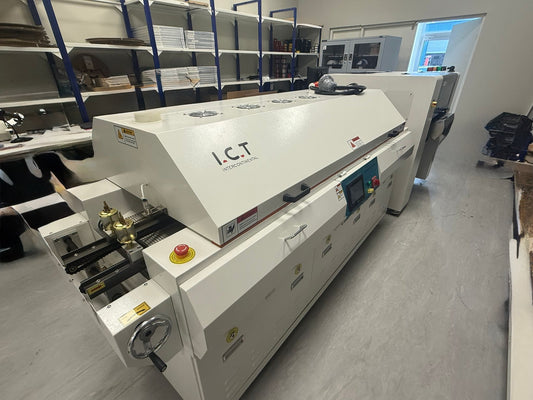 I.C.T. T6 reflow oven, vintage 2021