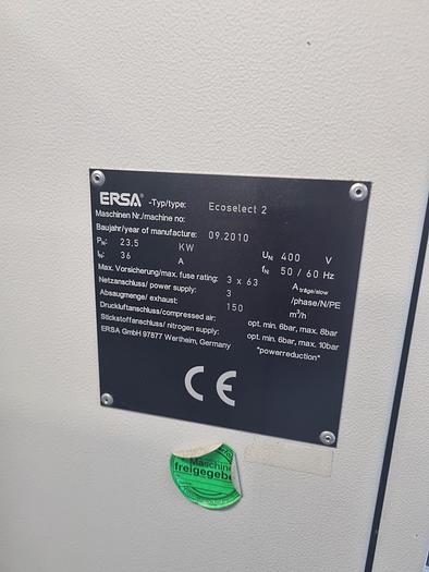 ERSA Ecoselect 2, vintage 2010