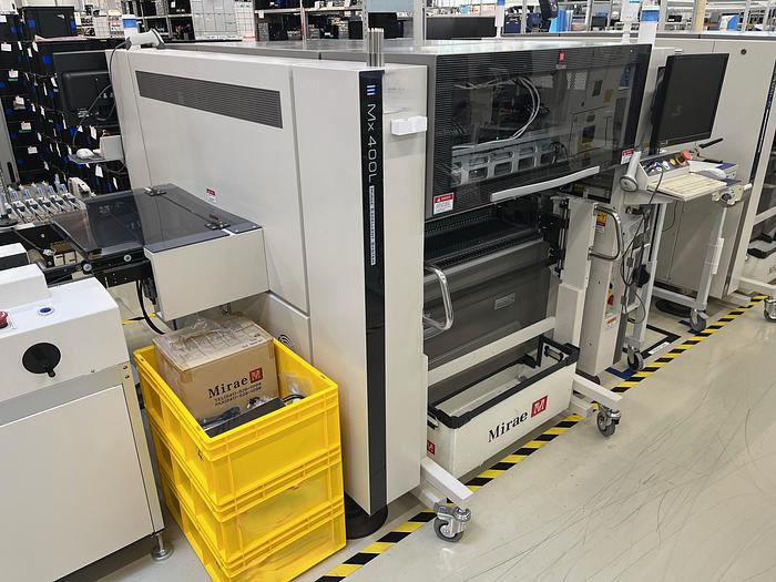 MIRAE P&P FULL SMT LINE SETUP, vintage 2014, under power, Europe